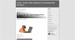 Desktop Screenshot of grumpydog.co.uk